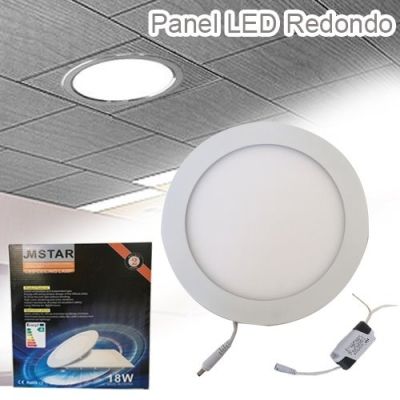 Panel Led Embutido Redondo 18w1
