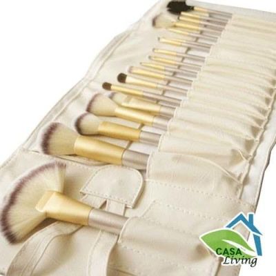 Brochas de maquillaje Beige 18 pinceles Brochas de maquillaje Beige 18 pinceles