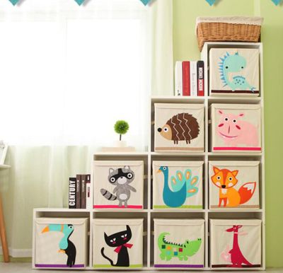 Caja Organizador Juguete Ropa Diseño Animal1