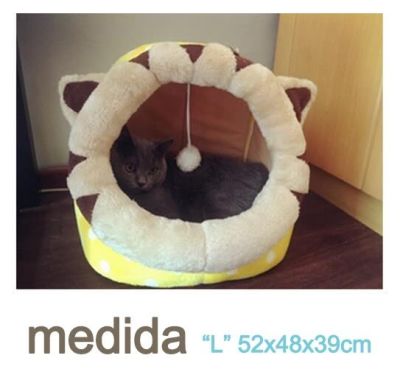 Cama Cojin Diseño Gato Amarillo mascota Talla L Cama Cojin Diseño Gato Amarillo mascota Talla L