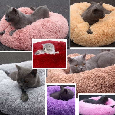 Cama Redonda Mascota Felpa 40cm2