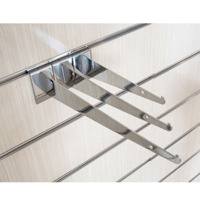 Mensula Para Estante De Panel Ranurado Gancho 30cm