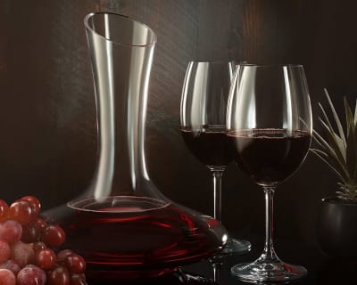 Set Decantador Y Copas De Vino Cristal3