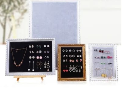 Marco Tabla De Exhibidor De Aros Accesorios 30x23cm4