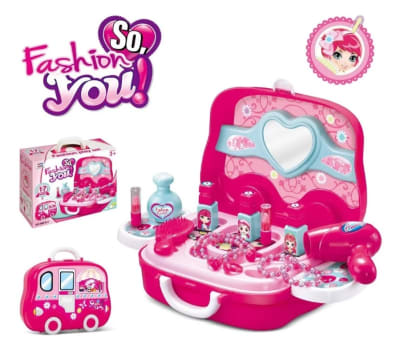 Maleta Maquillaje Belleza Para Niñas Con Secadora1