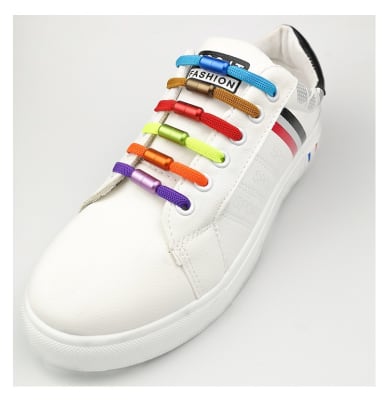 Cordones Elásticos Para Zapatillas Con Cierre De Metal