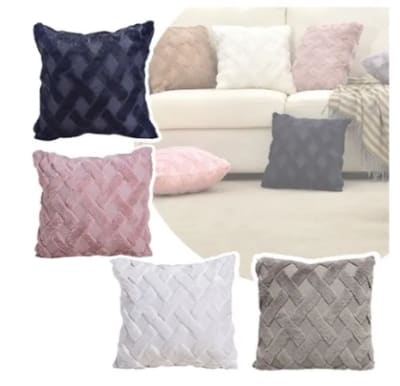 Funda Para Cojín Diseño Rayada Peludas1