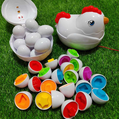 Juego Didáctico Huevos Montessori Encaje 12 Unidades2