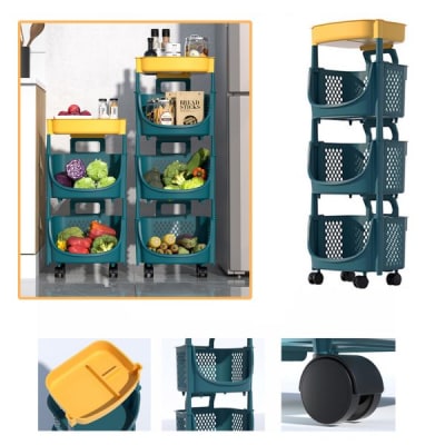 Rocio Verdulero 4 Canasto Con Bandeja Rueda1