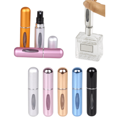 Mini Botellas Atomizador Recargable Perfume Spray Portatil