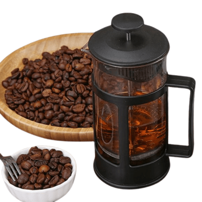 Prensa Francesa 600 Ml Filtro Vidrio Café Espumador Leche1