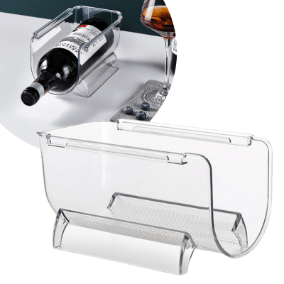 Organizador Soporte Botellas Agua Vino Apilable Rack1