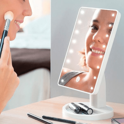 Espejo con 16 luces LED1