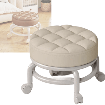 Piso Silla Taburete Baja Peluquería Barbería Manicura Patas De Plastico1