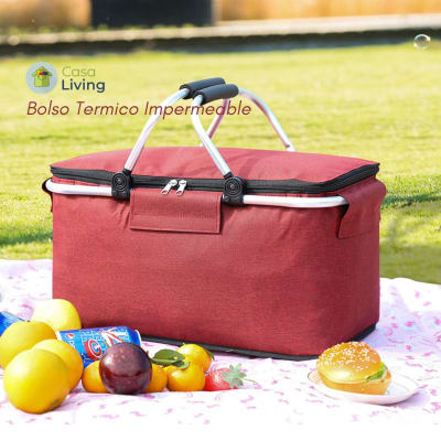 Bolso Térmico Impermeable  Cooler plegable1