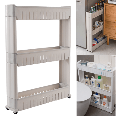 Estante Organizador Con Ruedas Almacenamiento Cocina/baño