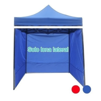 Lona De Pared Lateral Repuesto Para Toldo 3x3mts Azul 13