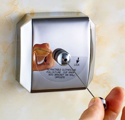 Tendedero Retractil Ropa Colgador Logia Acero Inoxidable4