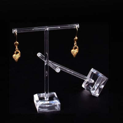 Set De 2 Exhibidores Mostrador De Aros Acrílico Exhibición1