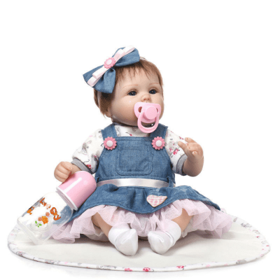 Muñeca bebe de silicona Reborn vinilo juguete de 40cm3