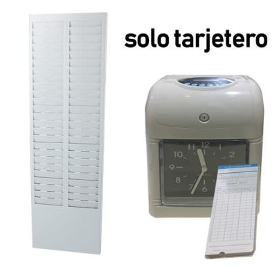 Tarjetero Plástico 50 Tarjetas Reloj Control Asistencia Tarjetero Plástico 50 Tarjetas Reloj Control Asistencia