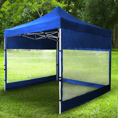 Lona De Pared Lateral Transparente Para Toldo 3x3mts2