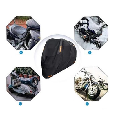 Funda Para Moto Gruesa Resistente Al Agua tamaño3
