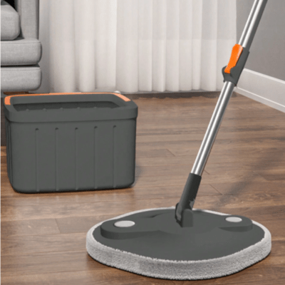 Mopa Trapeador 360° Giratorio Con Paño De Microfibra1
