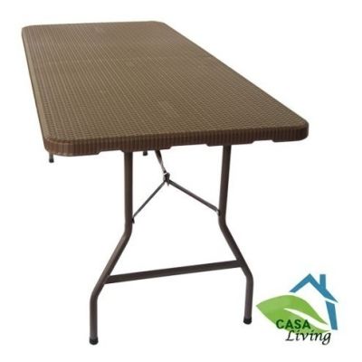 Mesa de camping 183cm café Mesa de camping 183cm café