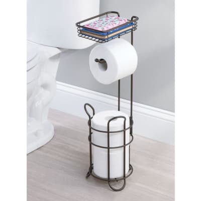 Soporte De Papel Higiénico Confort Pedestal Organizador Baño8