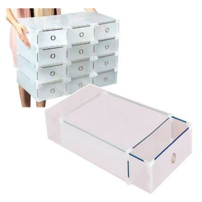Organizador De Zapatos Caja Transparente Guarda (10unidad)3