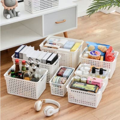 Canasto Organizador De Plástico Cesta9