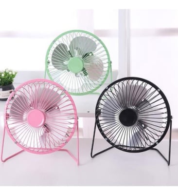 Mini Ventilador Escritorio Portátil Carga USB1