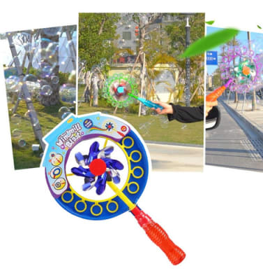 Juguete Molino De Viento De Mano Para Niños Burbujas2