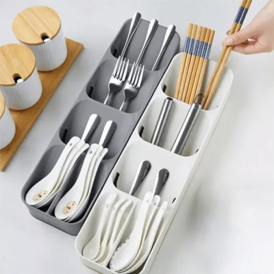 Organizador De Cuchillo Cucharas Y Tenedores Cajon Cocina8