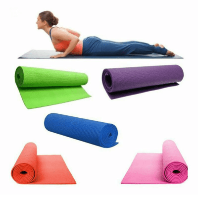 Mat Yoga Pilates 4mm Colchoneta De Goma Colores5