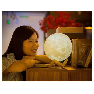 Lampara Led Luna Con Pila 18cm5