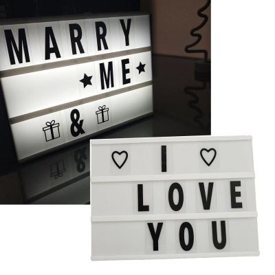 Letrero Caja Luminosa Led Light Box Con Letras2