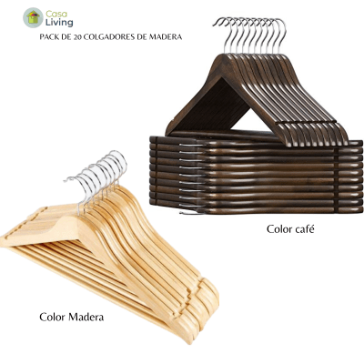 pack de 20 ganchos madera1
