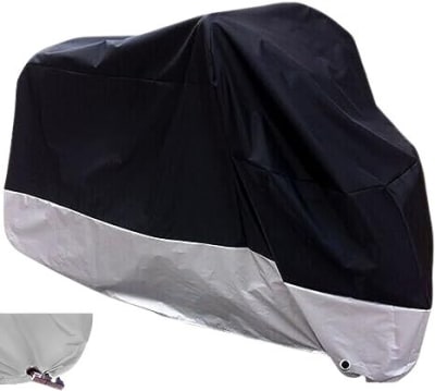 Carpa Funda Lona Cubre Moto Resistente Al Agua1
