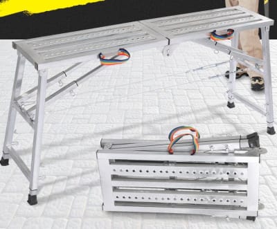 Andamio Portatil Plegable Escalera Seguro