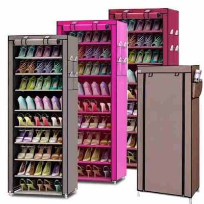 Zapatero Organizador De Zapatos 9 Pisos con funda Zapatero Organizador De Zapatos 9 Pisos con funda