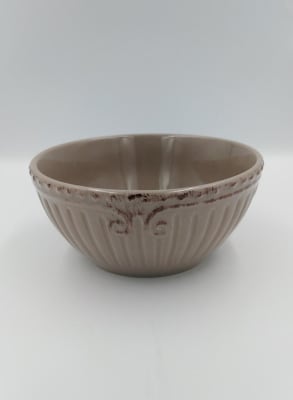 BOWL ENTALLADO CON RAYAS C&H MARRON1