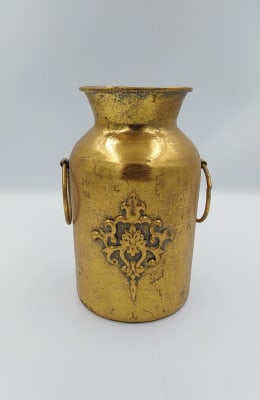 FLORERO JARRON DORADO1