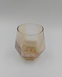 VASOS  HEXAGONOS DORADOS1