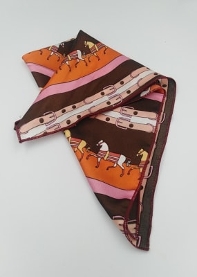 PAÑUELO CHICO CAFE Y NARANJA1