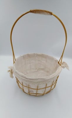 CANASTO METALICO CON TELA CIRCULAR AMARILLO1