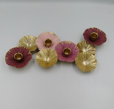 PORTA VELA DE FLORES (4 VELAS) GRANDE1