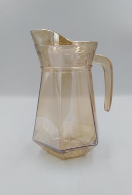 JARRA DORADA HEXAGONO CON TAPA TRANSPARENTE1