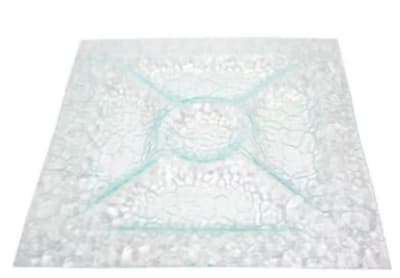 PLATO CUADRADO COCKTAIL 5 DIV. 60281